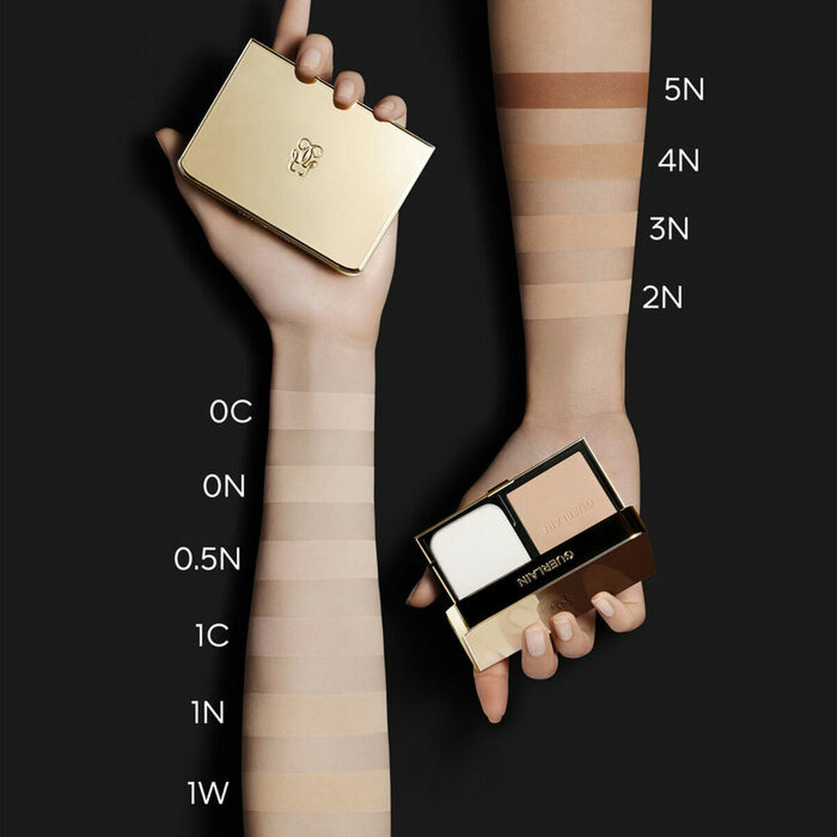 Kompaktiška pudra Guerlain Parure Gold Nº 5N